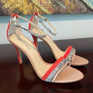 NWT Alexandre Birman Sandalia Heels in Ruby